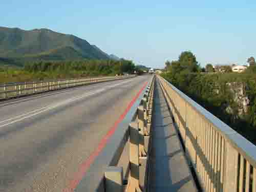  Roadway on bridge